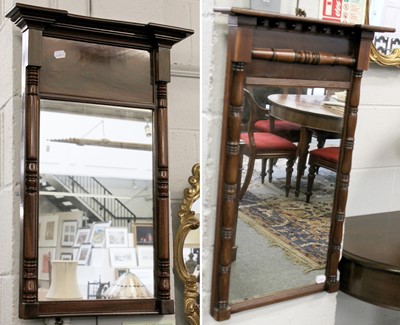 Lot 1103 - Two Similar Mahogany Inverted Breakfront Pier...