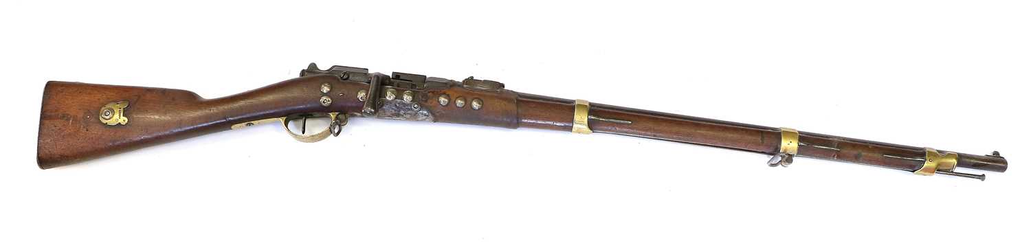 Lot 267 - A French Model 1874 Gras 11mm Bolt-action...