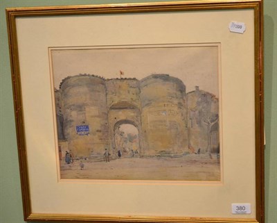 Lot 380 - Frederick (Fred) Lawson (1888 -1968), 'Port Condam Ilve, Tarascon, Bouche De Rhone', Northern...