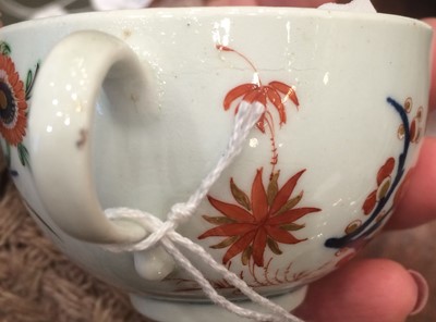 Lot 52 - A Worcester Porcelain Facetted Cup and a...