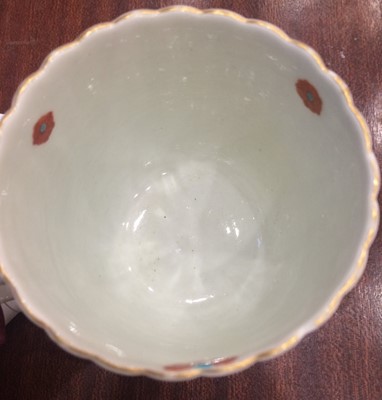 Lot 52 - A Worcester Porcelain Facetted Cup and a...