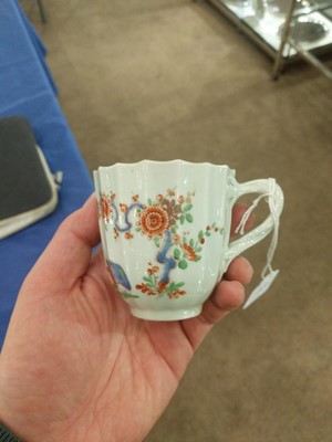Lot 52 - A Worcester Porcelain Facetted Cup and a...