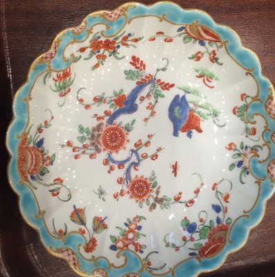 Lot 52 - A Worcester Porcelain Facetted Cup and a...