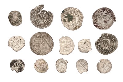 Lot 22 - Hungary, Assorted Hammered Coins, 14...