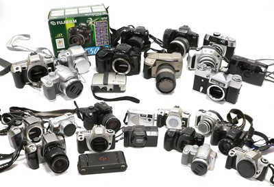 Lot 218 - Various Cameras And Camera Bodies