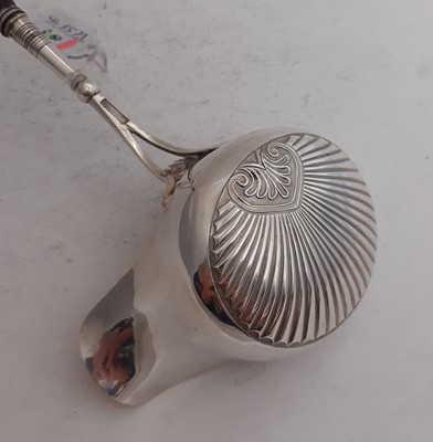Lot 2040 - A Danish Silver-Mounted Punch-Ladle, Possibly...