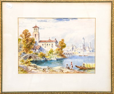Lot 1321 - Andrea Vasari (1873-1961) "Rimina, Italia"...