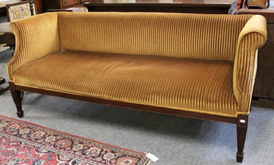 Lot 1107 - A Victorian Mahogany Framed Three Seater...