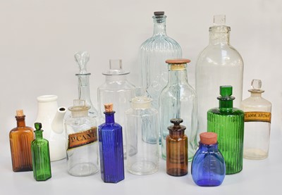 Lot 145 - A Quantity of Various Glass Apothercary Jars