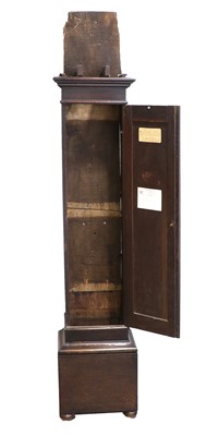 Lot 184 - A Rare Oak Thirty Hour Single Handed Longcase...