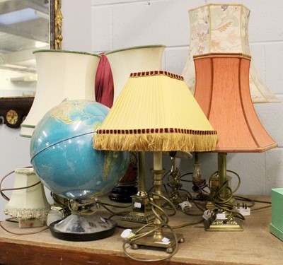 Lot 170 - A Group of Modern Table Lamps, including: six...