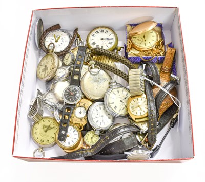 Lot 264 - A Selection of Pocket Watches and Wristwatches...