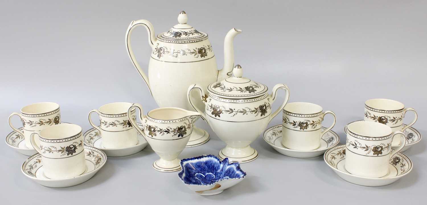 Lot 88 - A 19th Century Wedgwood Coffee Set, with...
