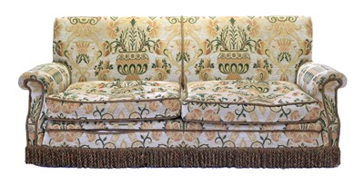 Lot 1194 - A Victorian Two-Seater Sofa, part 19th century,...