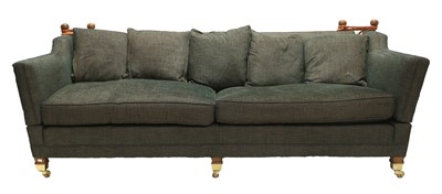 Lot 1309 - A Three-Seater Knole-Style Sofa, modern,...