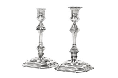 Lot 2159 - A Pair of Elizabeth II Silver Candlesticks