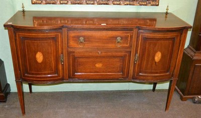 Lot 416 - An Edwardian mahogany sideboard in the Regency style