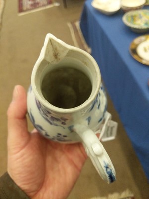 Lot 169 - ~A Chinese Porcelain Hot Water Jug and Cover,...