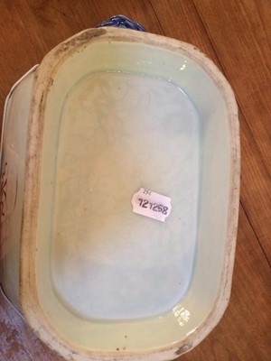 Lot 173 - ~A Chinese Porcelain Tureen, Cover and Stand,...