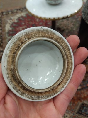 Lot 172 - ~A Chinese Porcelain Vase and Cover, Qianlong,...