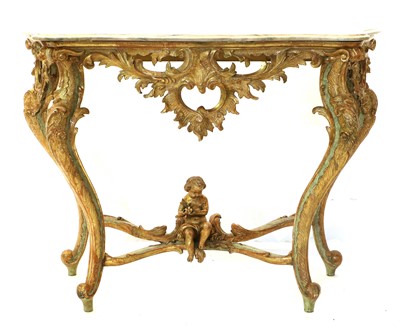 Lot 1338 - A Late 18th Century Genoese Carved Giltwood...