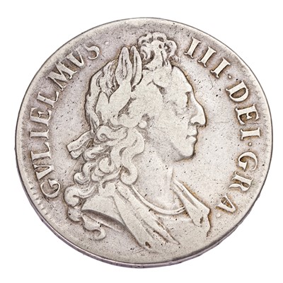 Lot 57 - William III, Crown 1696, (date unclear) OCTAVO,...