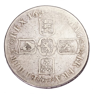 Lot 57 - William III, Crown 1696, (date unclear) OCTAVO,...