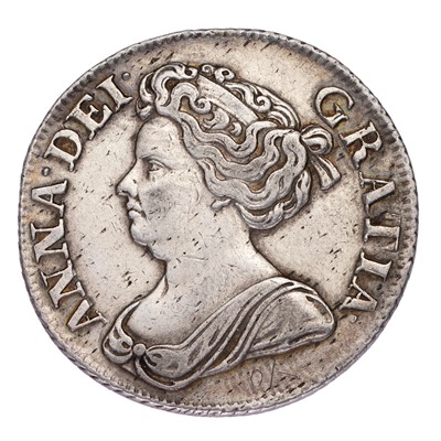 Lot 63 - Anne, Shilling 1711, fourth bust, plain angles...