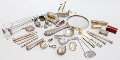 Lot 103 - A Collection of Assorted Silver, Objects of...
