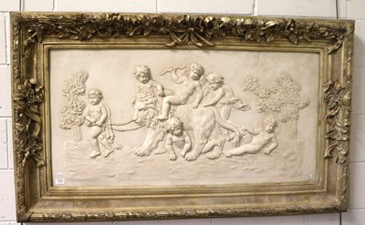 Lot 1123 - A Reproduction Moulded Relief Plaque,...