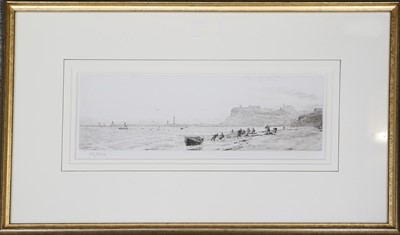 Lot 1353 - William Lionel Wyllie RA (1851-1931) Hauling...