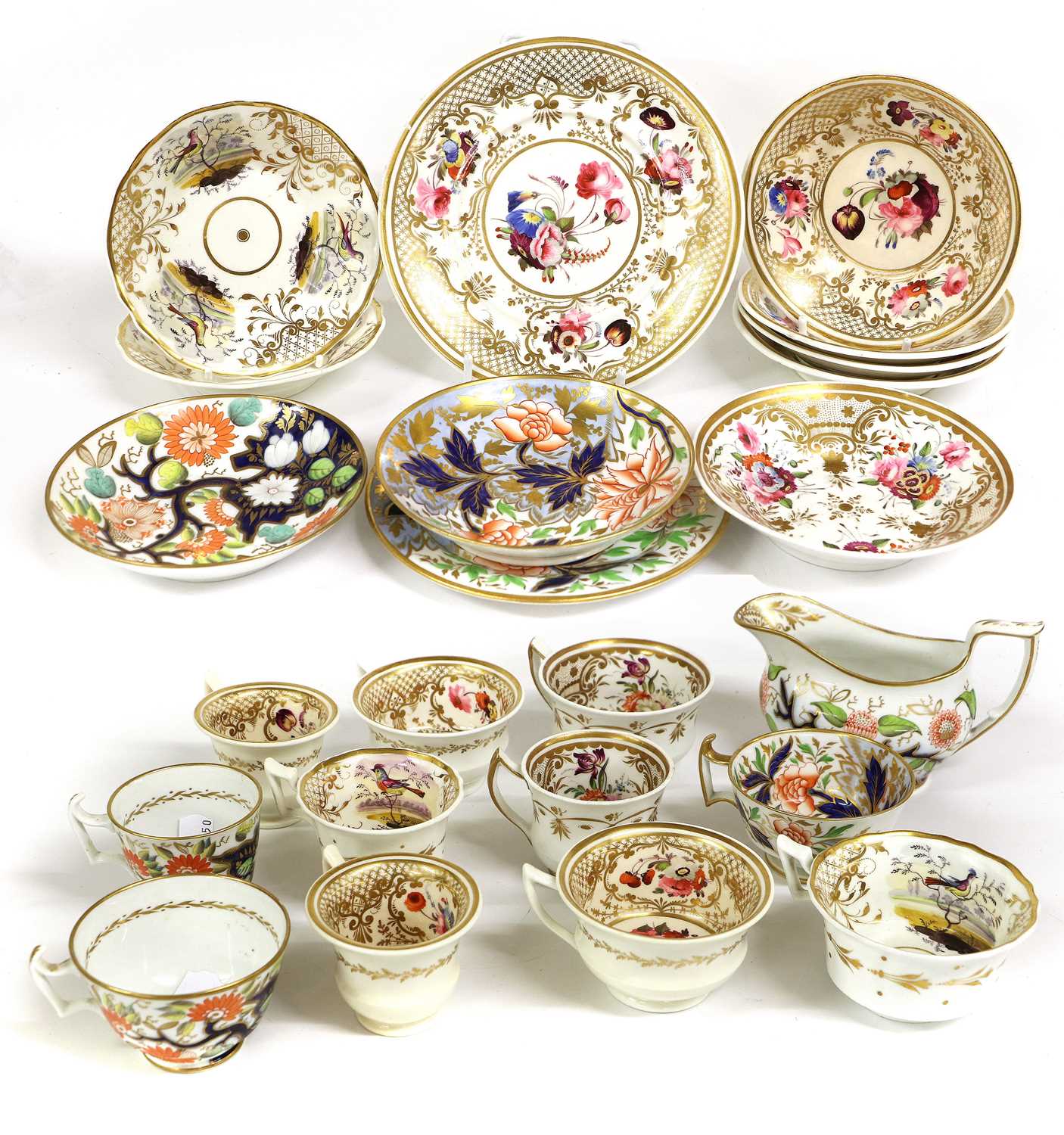 Lot 71 - A Newhall Porcelain Cream Jug, circa 1810,...