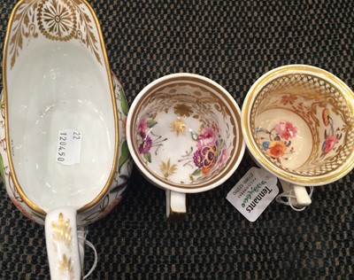 Lot 71 - A Newhall Porcelain Cream Jug, circa 1810,...