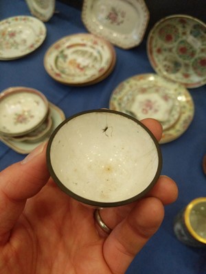 Lot 170 - A Chinese Porcelain Coffee Cup and Teabowl,...