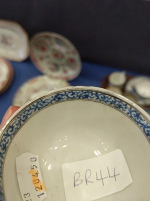 Lot 170 - A Chinese Porcelain Coffee Cup and Teabowl,...