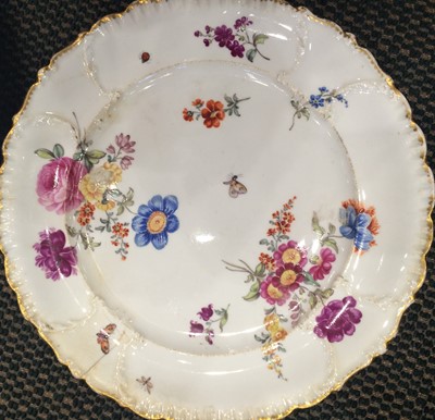 Lot 74 - A Pair of Regency Porcelain Plates, possibly...