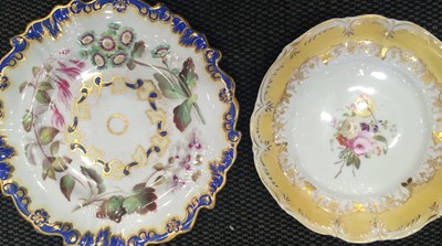 Lot 74 - A Pair of Regency Porcelain Plates, possibly...