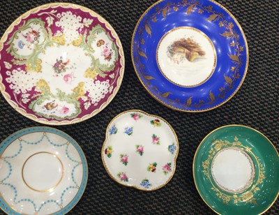 Lot 74 - A Pair of Regency Porcelain Plates, possibly...