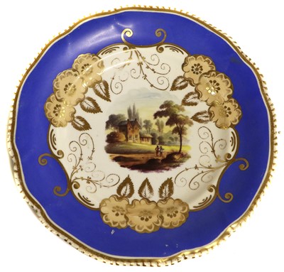 Lot 74 - A Pair of Regency Porcelain Plates, possibly...