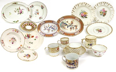 Lot 67 - A Derby Porcelain Plate, circa 1790, writhen...