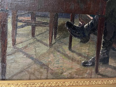 Lot 1171 - August von Brandis (1859-1947) "Interieur mit...