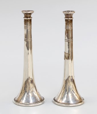 Lot 53 - A Pair of George V Silver Novelty Pepperettes,...