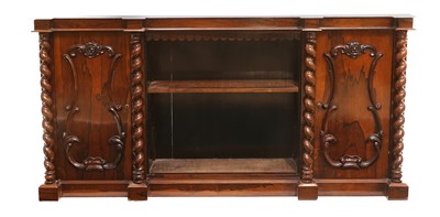 Lot 1163 - An Early Victorian Rosewood and Marble-Top...