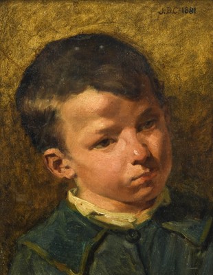 Lot 621 - Joseph Bosch Culilla (1850-1908) Head study of...