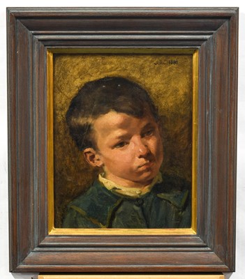 Lot 621 - Joseph Bosch Culilla (1850-1908) Head study of...