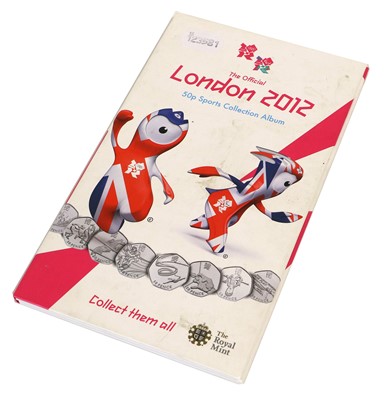 Lot 373 - The Official London 2012 50p Sports Collection...