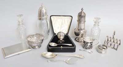 Lot 110 - A Collection of Assorted Silver and Other...