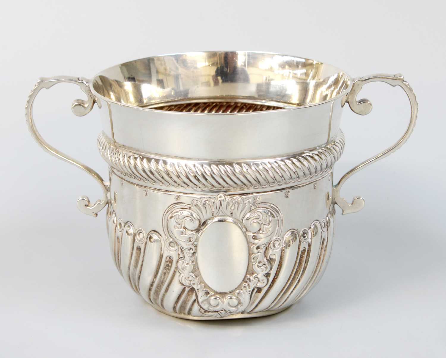 Lot 39 - A Victorian Silver Porringer, by George...