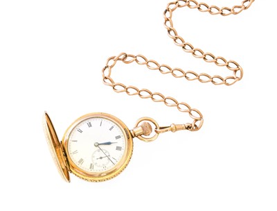 Lot 388 - A Gold Plated Waltham Pocket Watch with a 9...