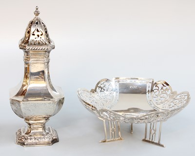 Lot 68 - A George V Silver Caster and a George V Silver...